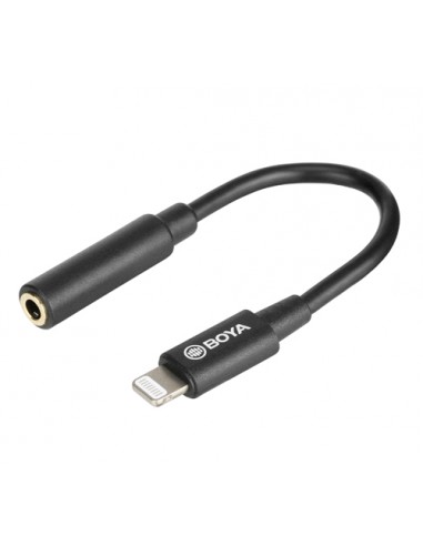 Cable BOYA TRRS hembra a Ligthing (Iphone) 6 CM.