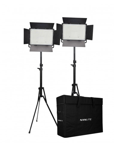 NALITE KIT 2 PANEL LED CN-1200CSA BI-COLOR CON ALETAS