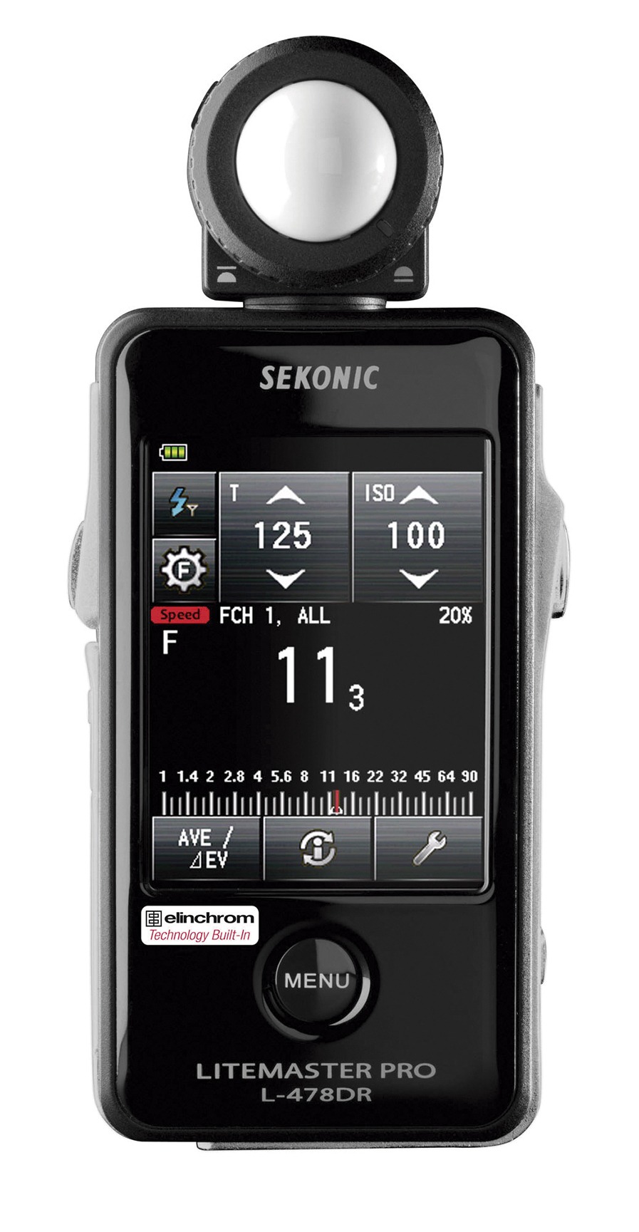 Sekonic L-478DR LiteMaster Pro Radio Elinchrom PocketWizard y Phottix